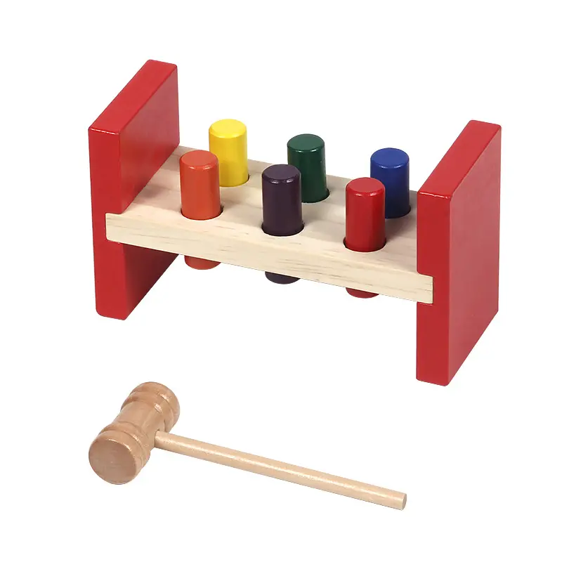 Wooden Hammer and Peg Set